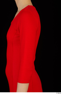 Kyoko clothing red dress standing whole body 0029.jpg